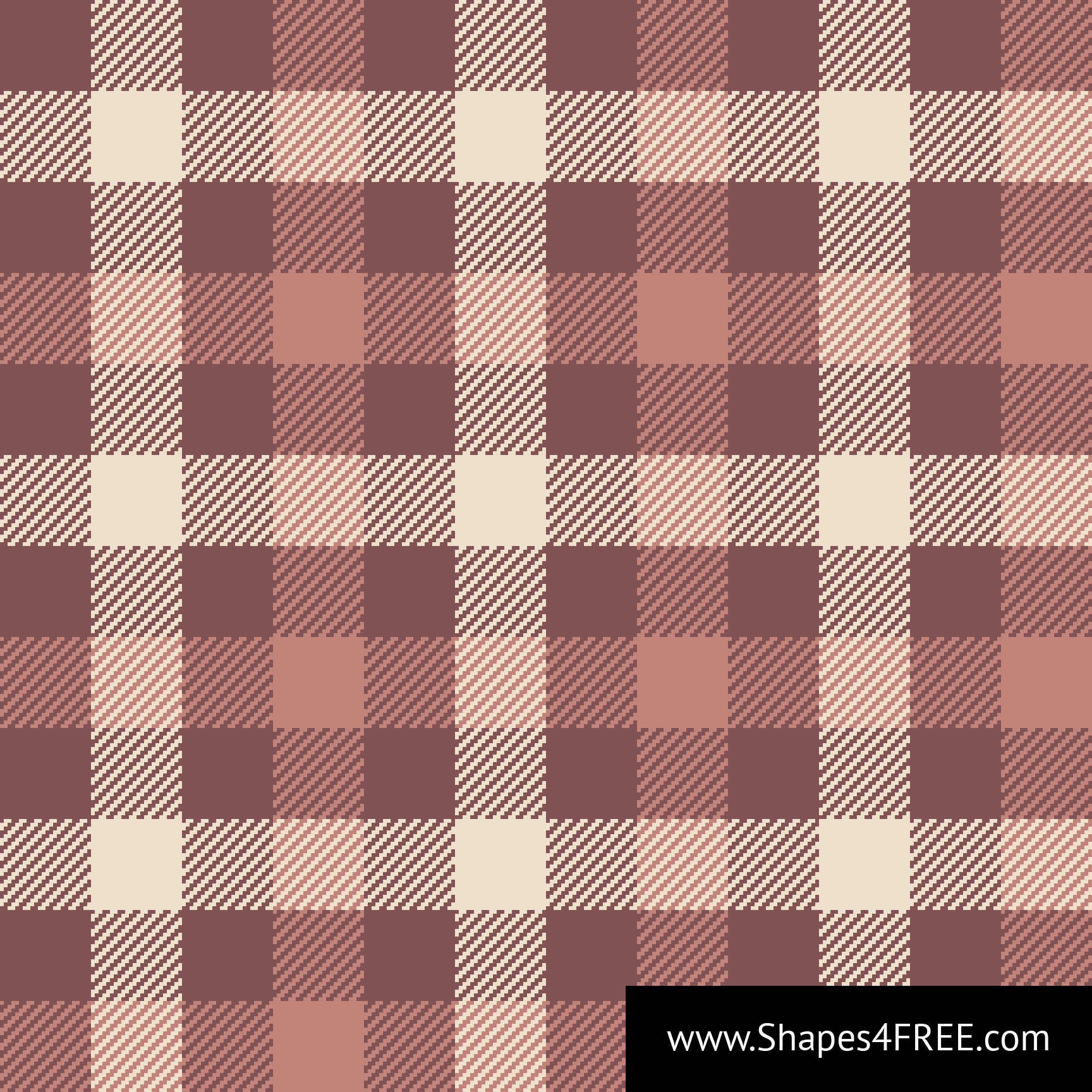 1728x1728 Taupe Tartan Check Plaid Pixel Pattern Vector