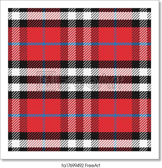 561x581 Free Art Print Of Vector Seamless Pattern Scottish Tartan