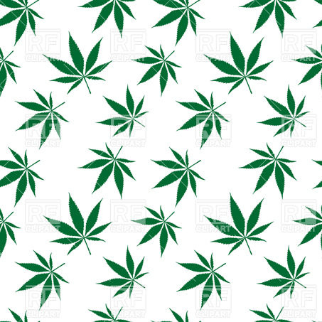 Marijuana Leaf Silhouette Seamless Pattern Vector Image 453x453 Marijuana Leaf Silhouette Seamless Pattern Vector Image