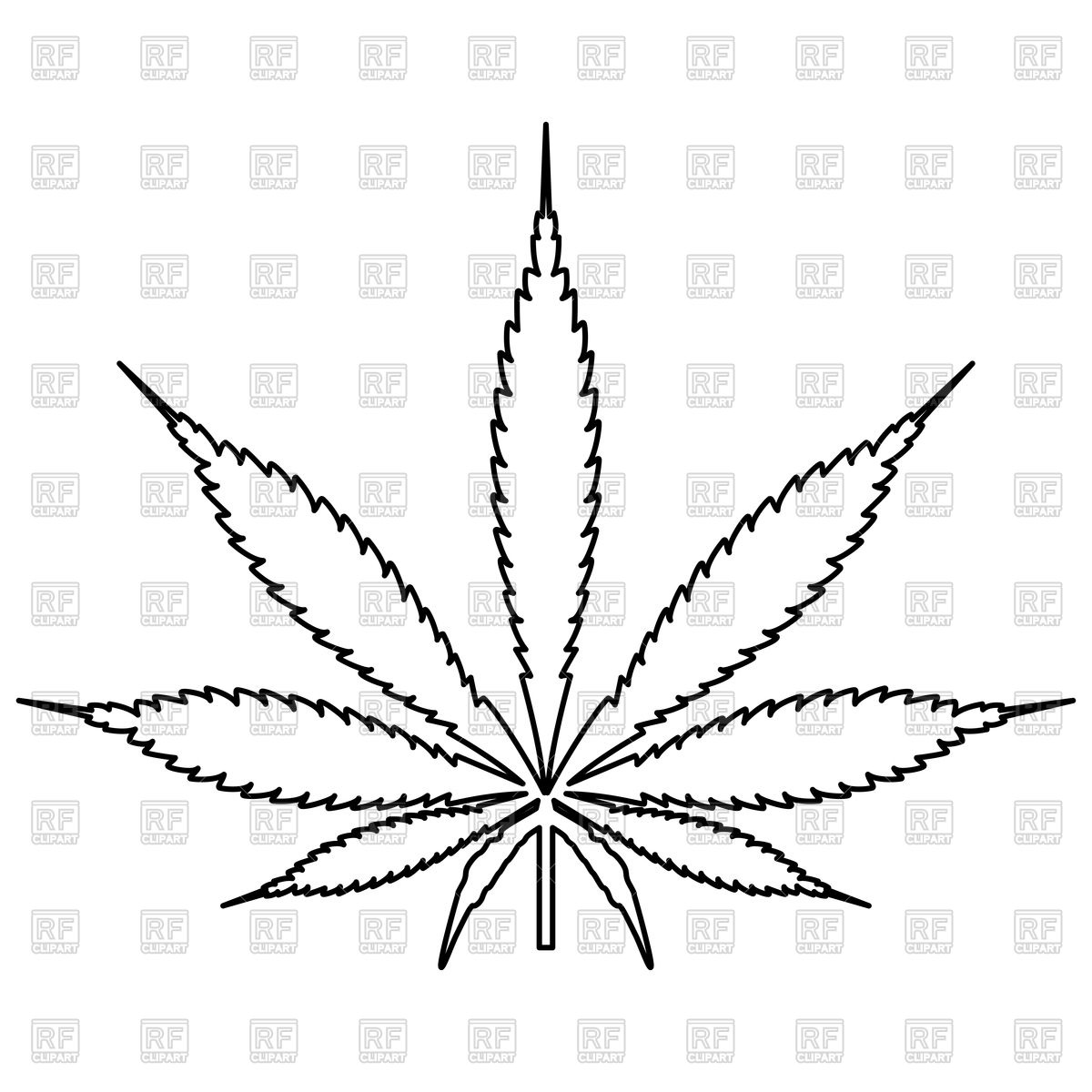 Free Pot Leaf Vector At Vectorified.com 