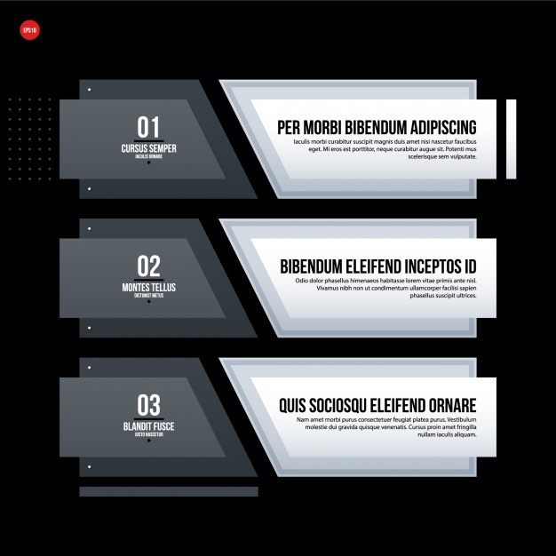 626x626 Grey And White Powerpoint Design With Black Background Vector
