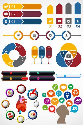 340x511 Infographic Data Diagram Ppt Vector Graphic Icons Pikbest