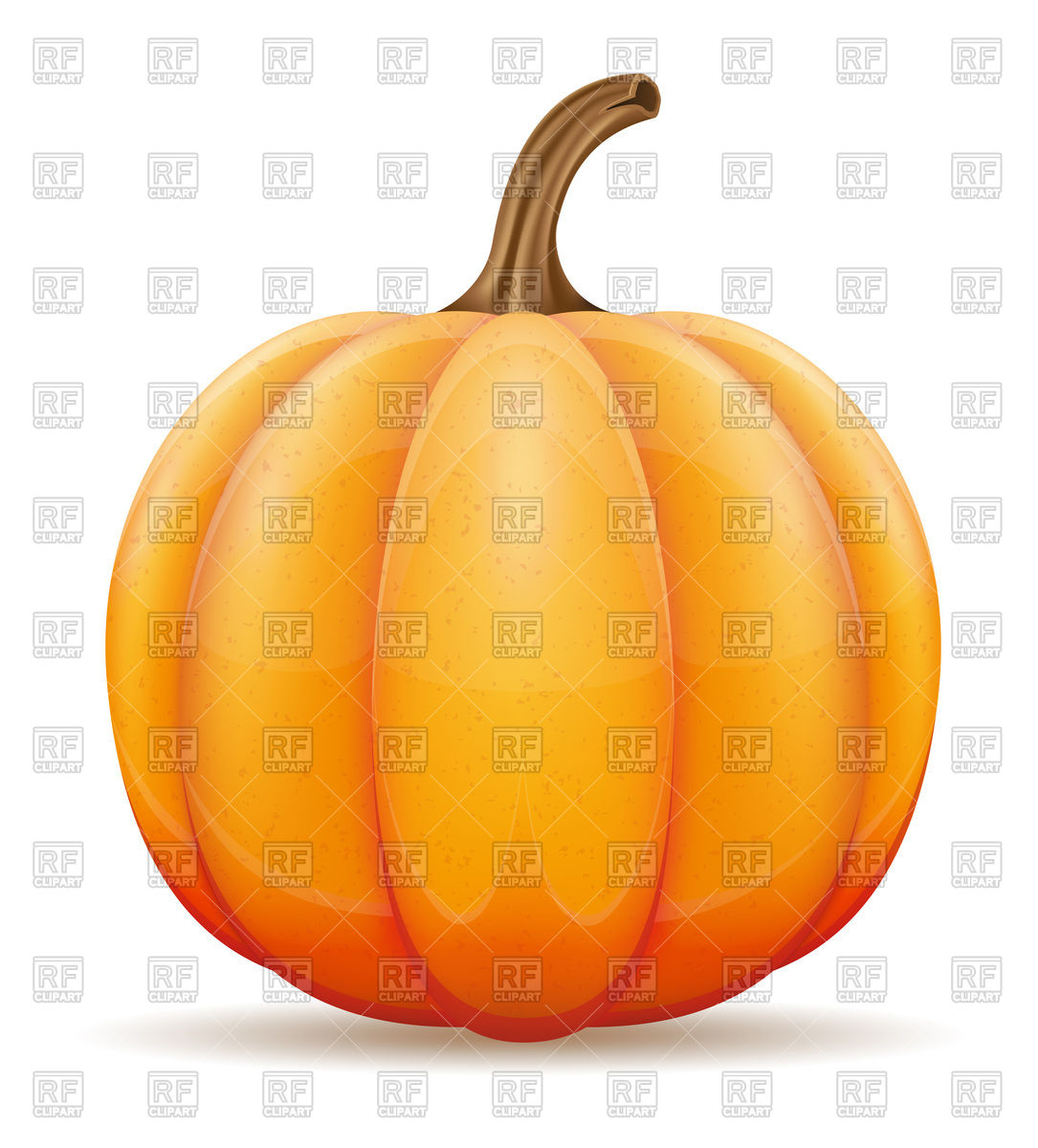 1085x1200 Realistic Pumpkin Vector Image Of Food And Beverages Konturvid