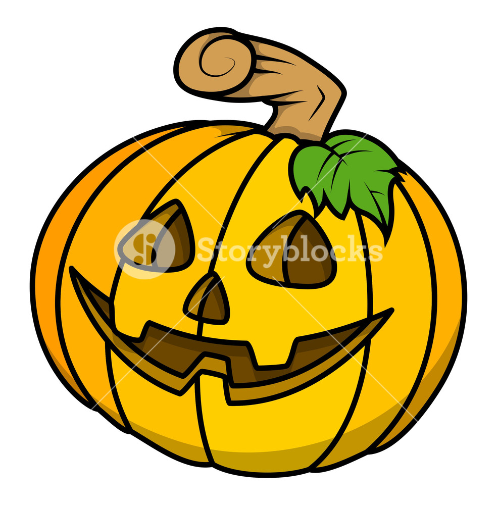 984x1000 Sweet Pumpkin Vector For Halloween Royalty Free Stock Image