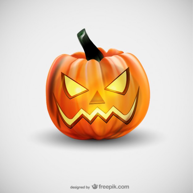 626x626 Evil Halloween Pumpkin Vector Free Download