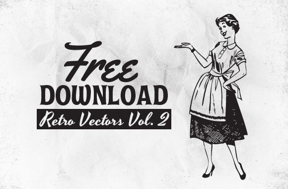 Free Vectors Retro Illustrations Freebies Deals For Graphic 580x380 Free Vectors Retro Illustrations Freebies Deals For Graphic