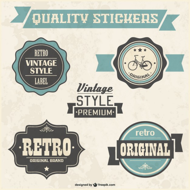 Retro Quality Badges Vector Free Download 626x626 Retro Quality Badges Vector Free Download