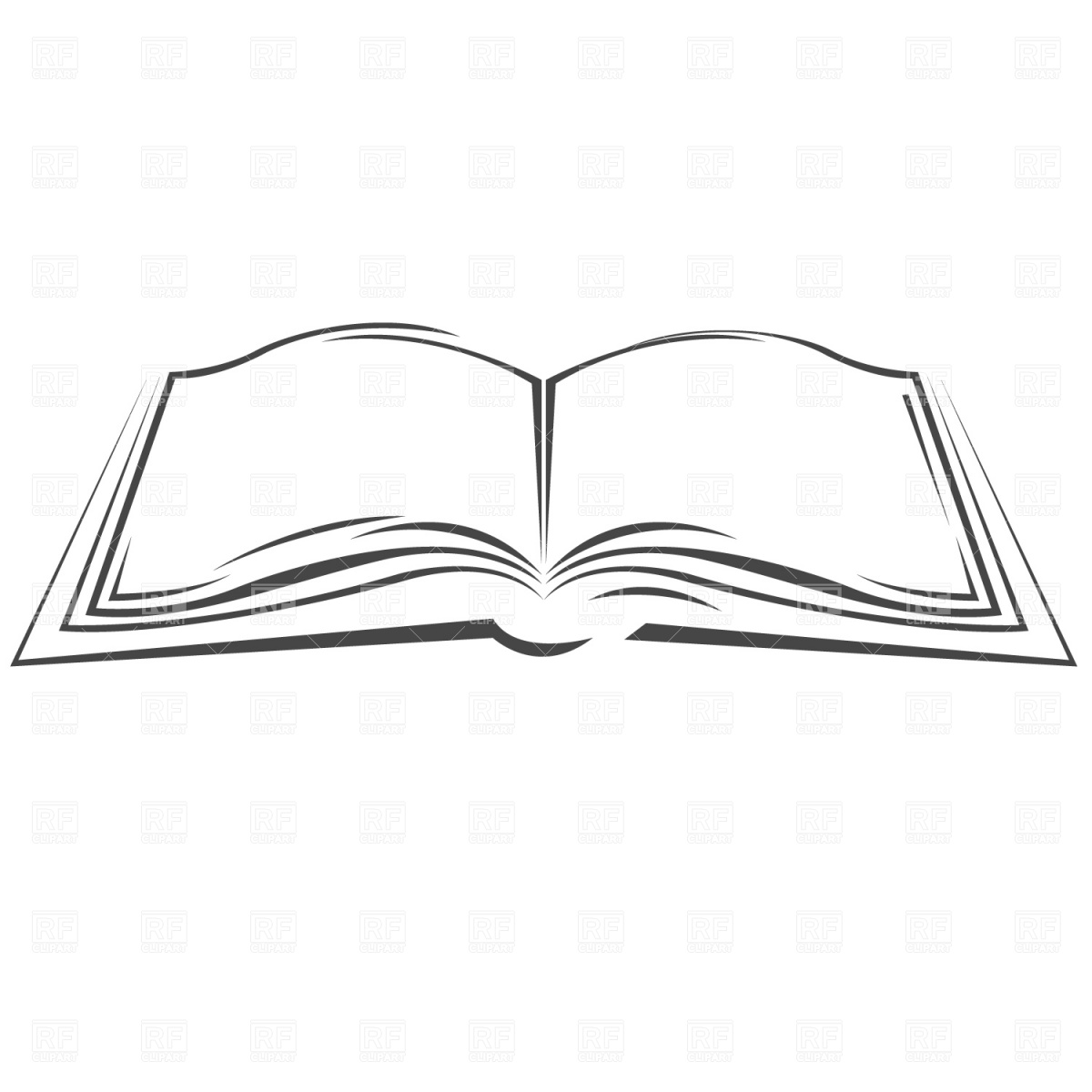 Symbolic Open Book Vector Image Of Objects Prague 1200x1200 Symbolic Open Book Vector Image Of Objects Prague