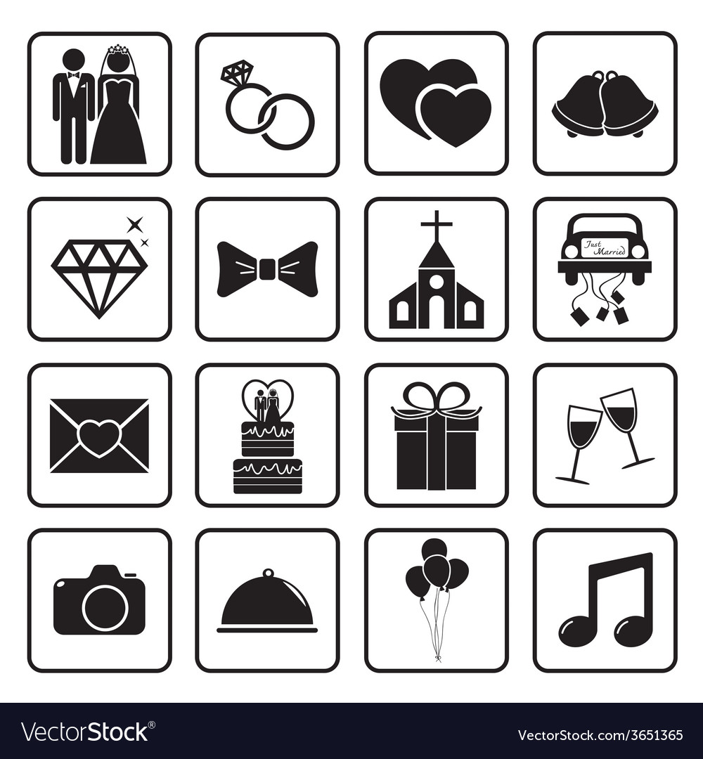 Wedding Icon Vector 1000x1080 Wedding Icon Vector