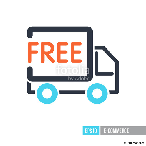 500x500 Free Shipping Icon Stock Image And Royalty Free Vector