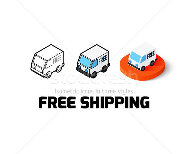 600x493 Free Shipping Icon In Different Style Vector Illustration Sidmay