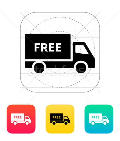 514x600 Free Shipping Icon Vector Illustration Vector Icon