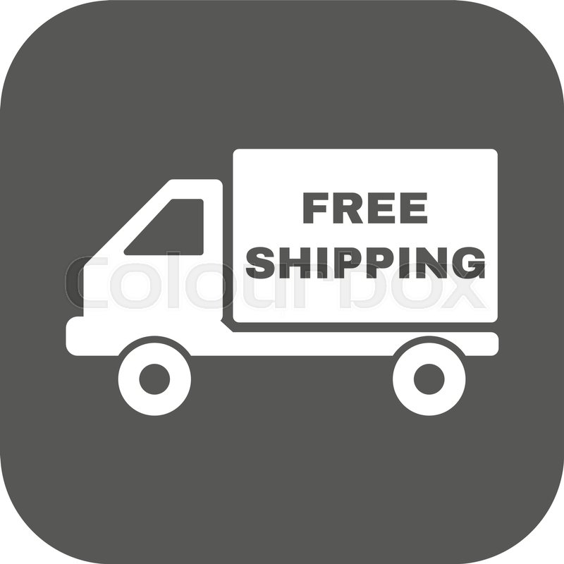 800x800 The Free Shipping Icon Delivery And Stock Vector Colourbox