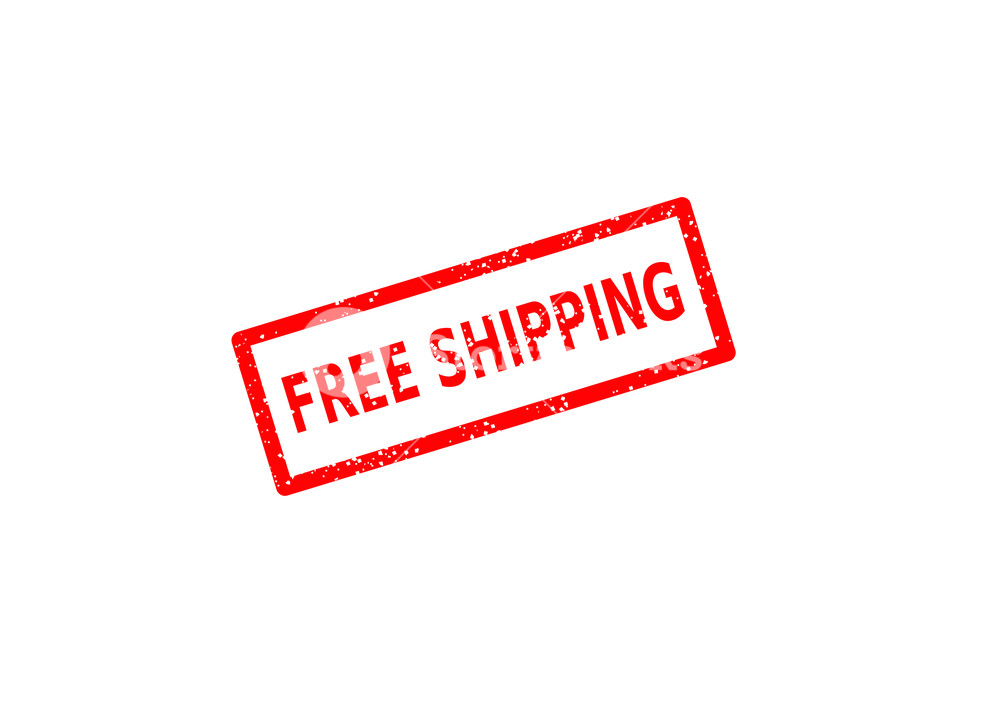 1000x714 Stamp Free Shipping Vector On White Background Royalty Free Stock
