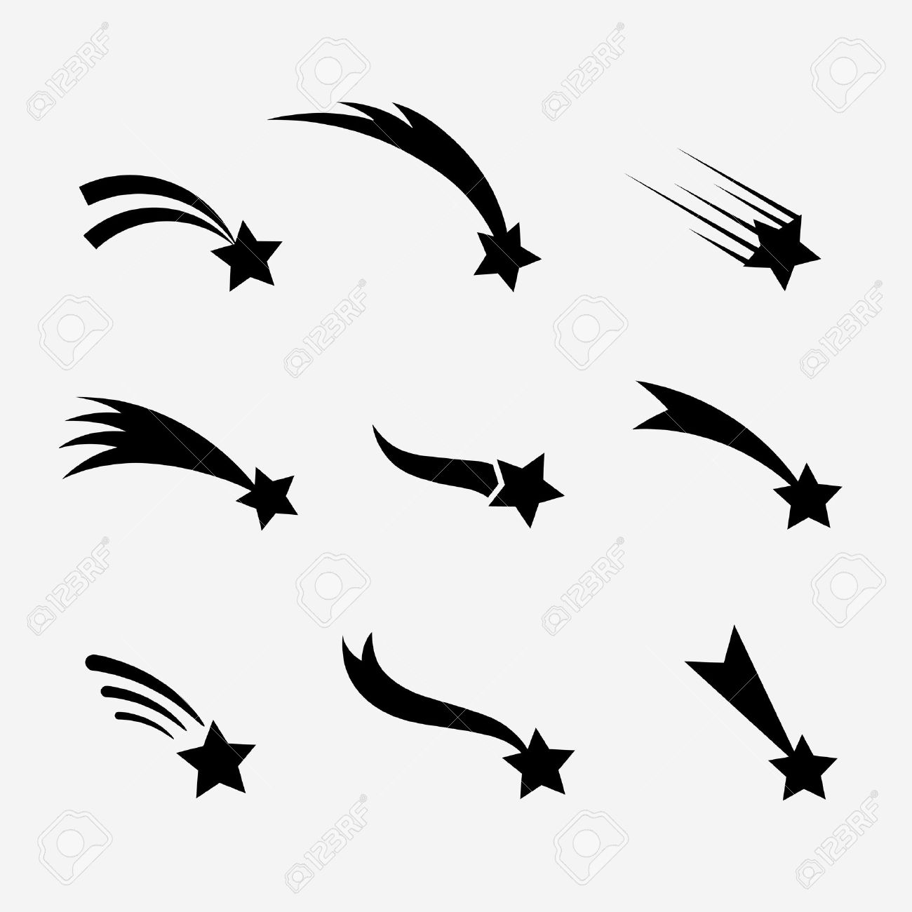 Free Shooting Star Vector at Vectorified.com | Collection of Free ...