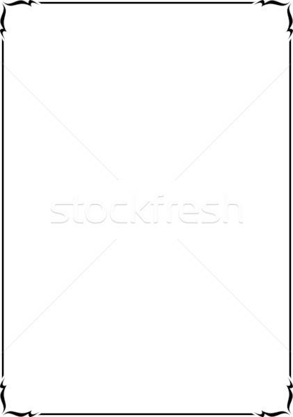 422x600 Free Simple Frame Vector