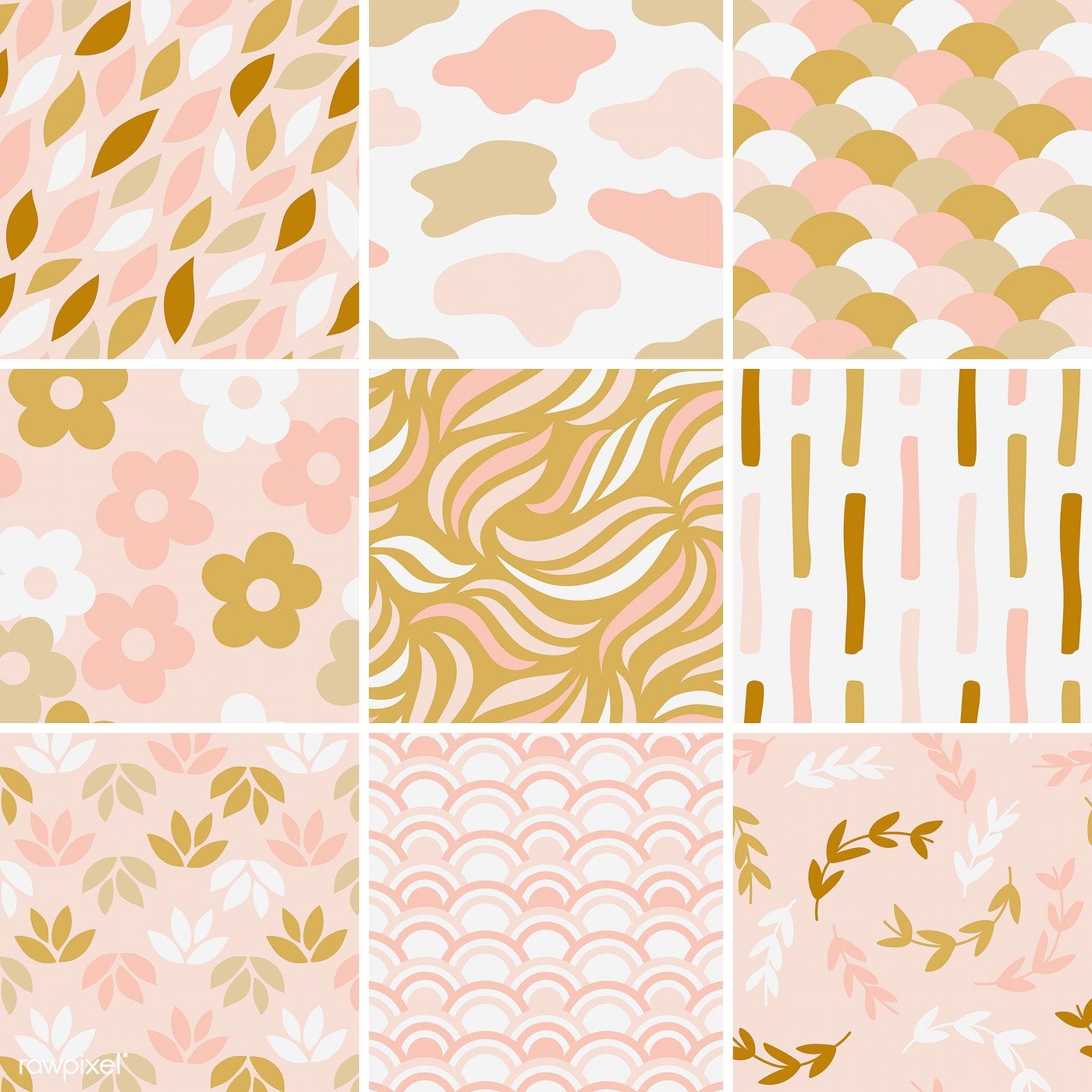 Collection Of Simple Pattern Vectors Illustration Free Image 1400x1400 Collection Of Simple Pattern Vectors Illustration Free Image