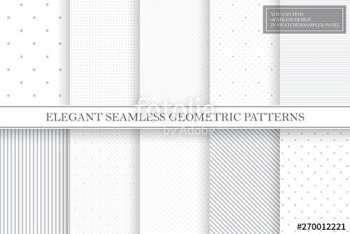 Collection Of Geometric Simple Seamless Vector Patterns 500x334 Collection Of Geometric Simple Seamless Vector Patterns