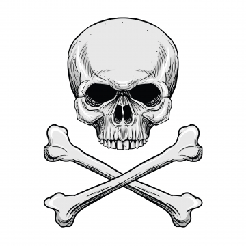 Skull And Crossbones Png, Vector, And Clipart 360x360 Skull And Crossbones Png, Vector, And Clipart