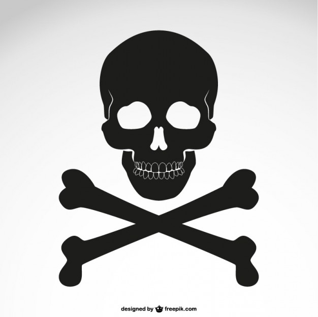 Free Skull And Crossbones Vector At Vectorified.com | Collection Of ...