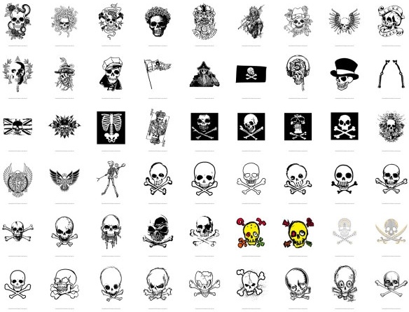 Trend Vector Series Skull And Crossbones Free Vector 584x445 Trend Vector Series Skull And Crossbones Free Vector