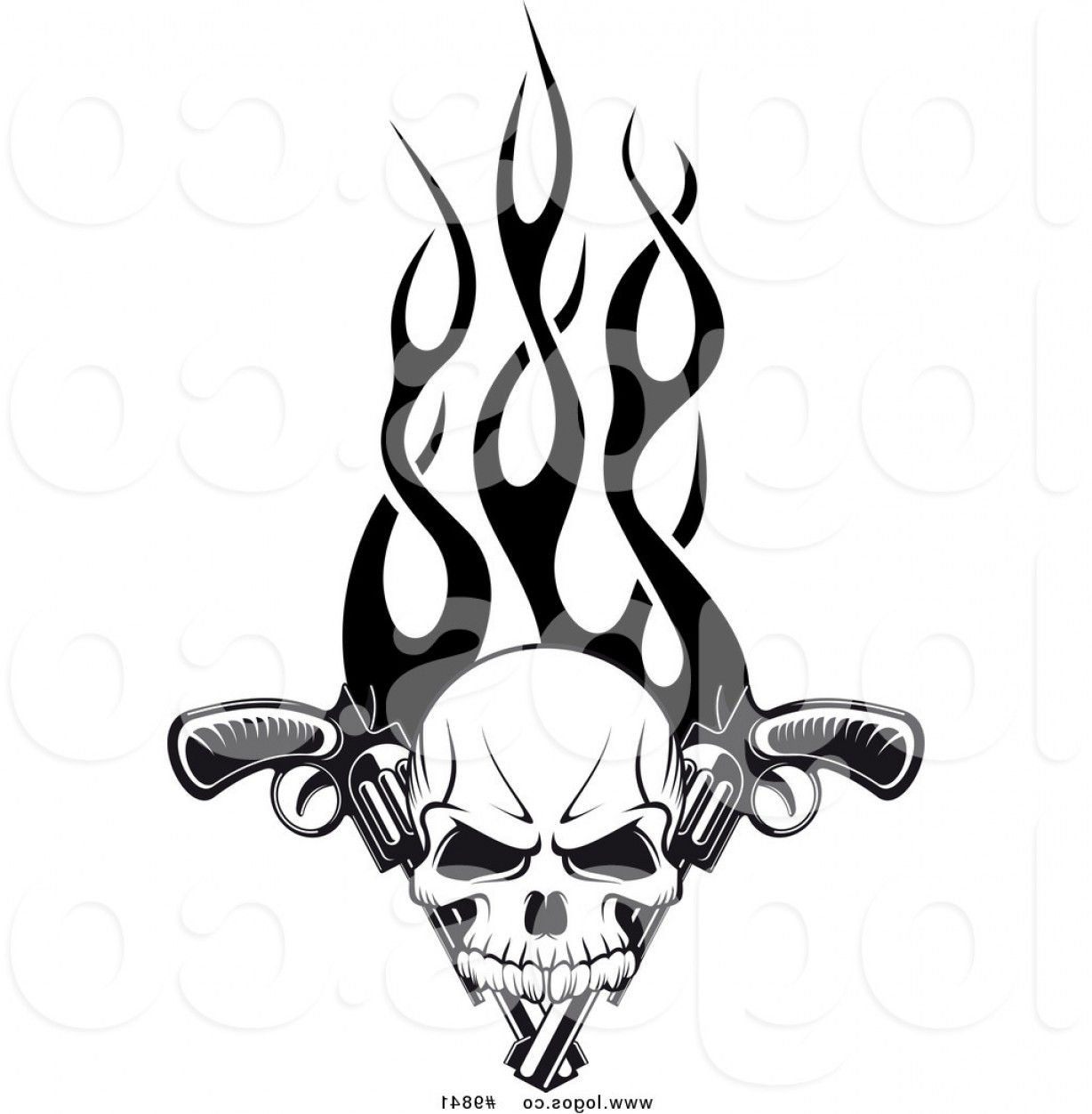 Western Pistols Skull And Crossbones Vector Catchsplace 1228x1252 Western Pistols Skull And Crossbones Vector Catchsplace
