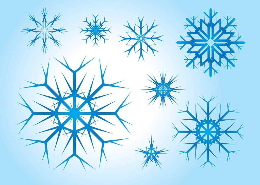 Free Snowflake Vectors Vector Art Graphics 1024x730 Free Snowflake Vectors Vector Art Graphics