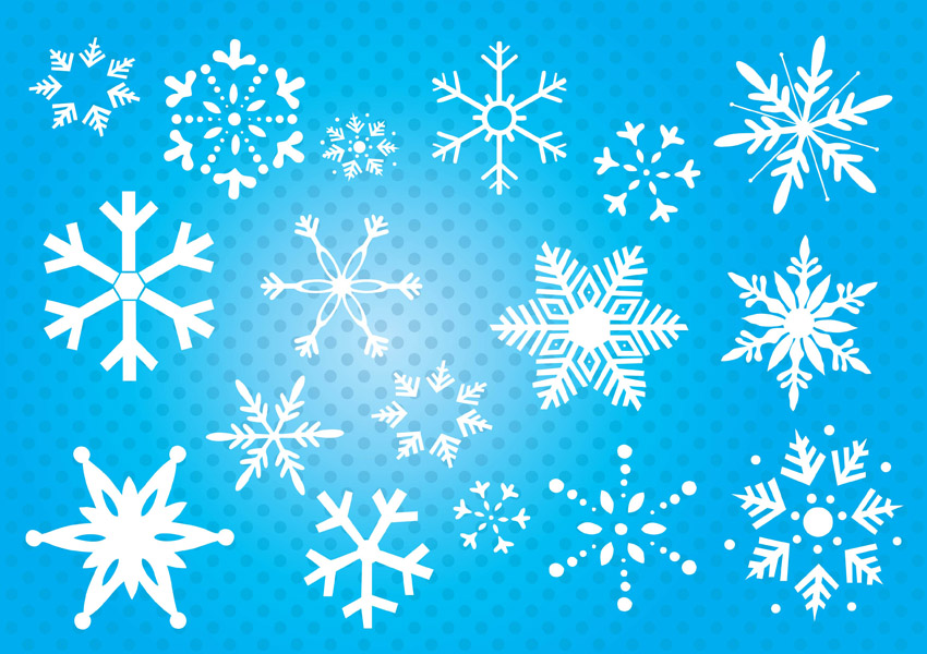 Snowflakes Vector Art Graphics 850x600 Snowflakes Vector Art Graphics