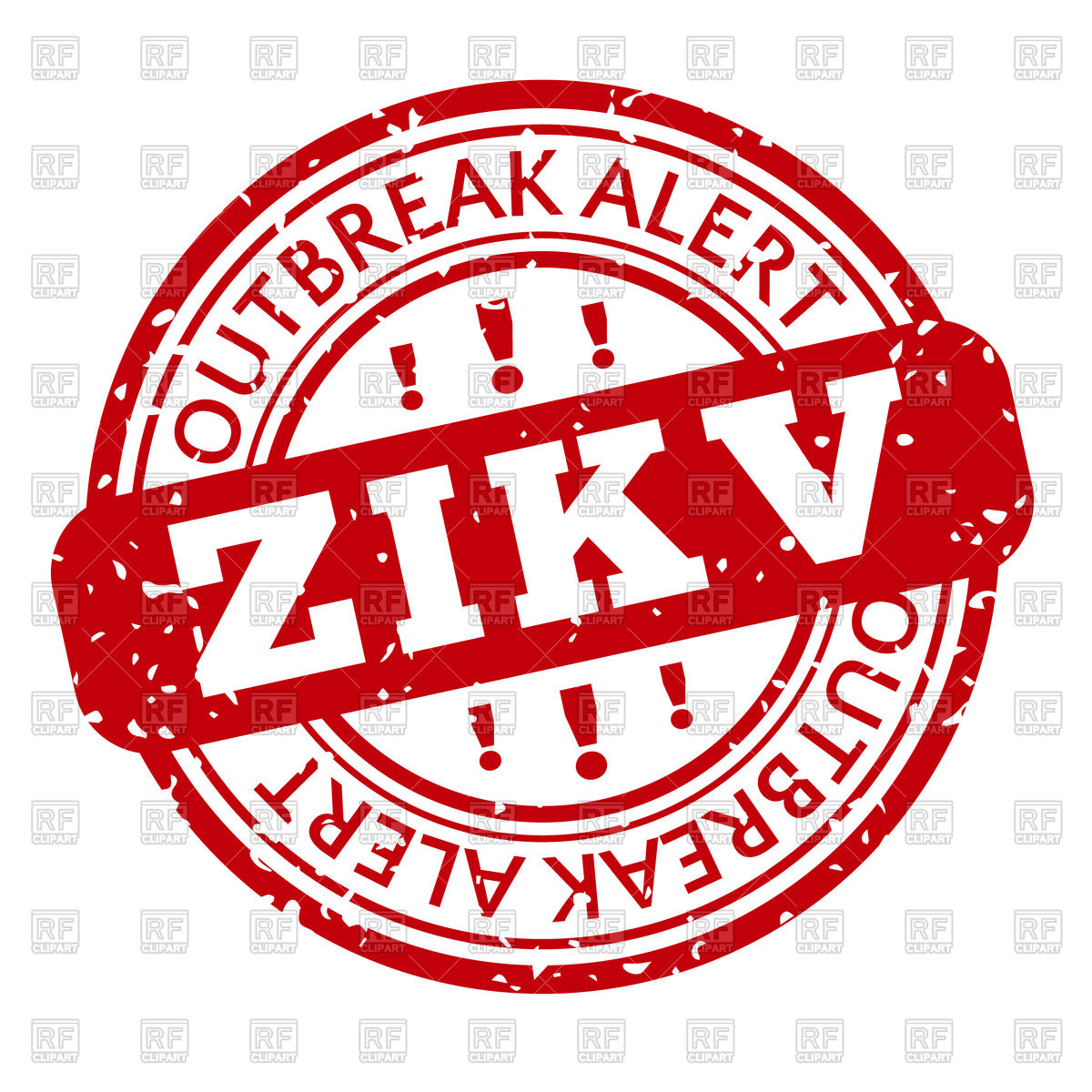 1200x1200 Red And White Zika Virus Stamp Vector Image Of Design Elements