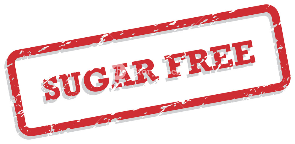 1000x490 Red Rubber Stamp Vector For Sugar Free Food Concept Royalty Free