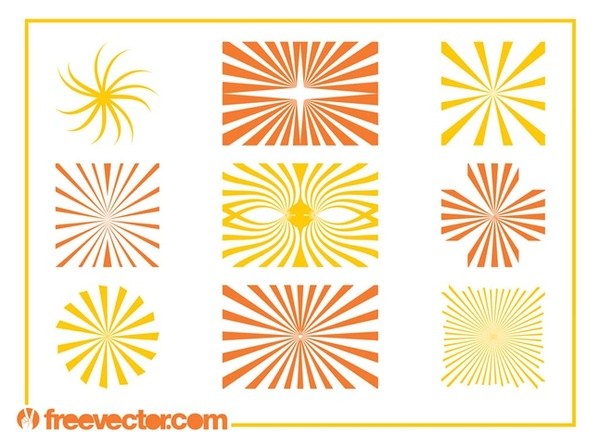 Starburst Patterns Free Vector 600x448 Starburst Patterns Free Vector