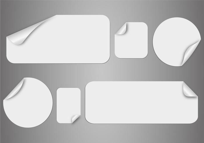 Free White Stickers Vector 700x490 Free White Stickers Vector
