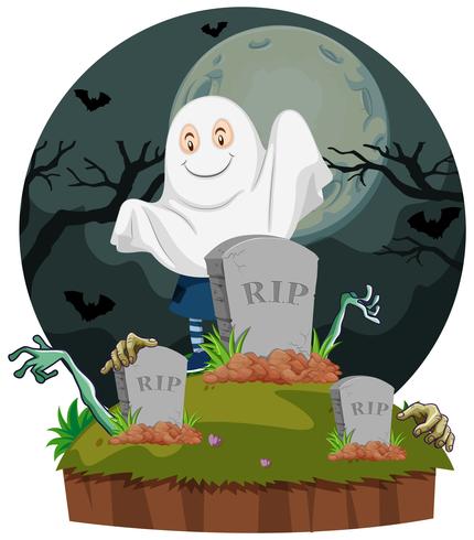 430x490 Halloween Graveyard Mud Clipart