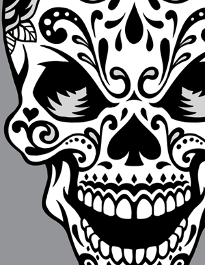 Sugar Skull Vector Art Images 300x387 Sugar Skull Vector Art Images