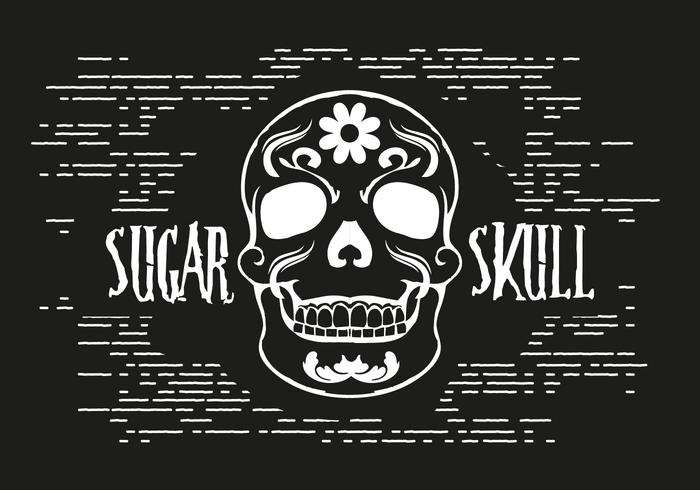 Sugar Skull Vector Illustration 700x490 Sugar Skull Vector Illustration