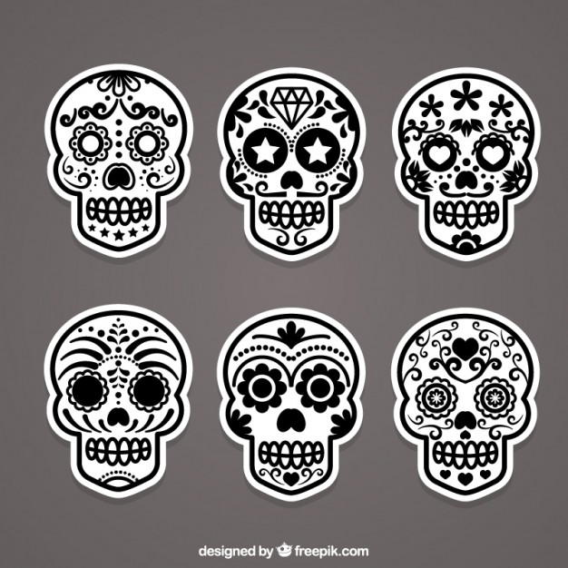 Sugar Skulls Labels Free Vectors Ui Download 626x626 Sugar Skulls Labels Free Vectors Ui Download