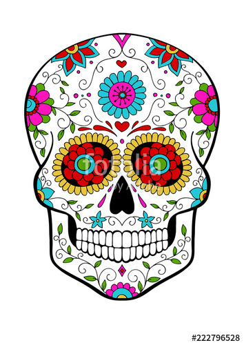 Hand Drawn Sugar Skull Vector Stock Image And Royalty Free Vector 354x500 Hand Drawn Sugar Skull Vector Stock Image And Royalty Free Vector