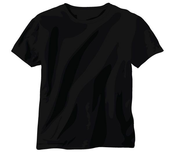 600x530 Free Tshirt Vector Black Shirt Template Free Vectors Shirt