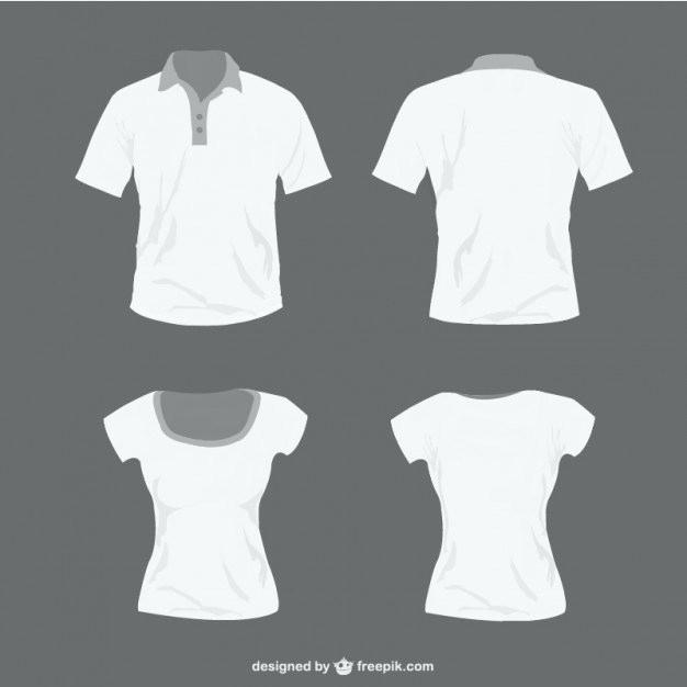 626x626 White T Shirt Vector Template Art Image Free Download Polo