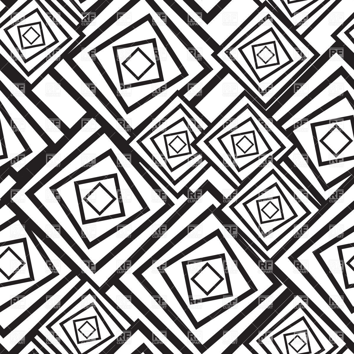 Black And White Abstract Pattern With Squares Vector Image 1200x1200 Black And White Abstract Pattern With Squares Vector Image