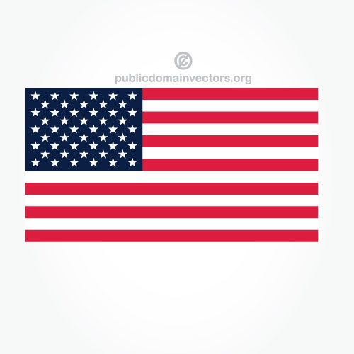 Download Waving American Flag Vector Free Download at Vectorified ...