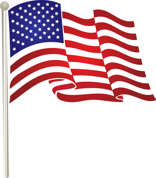 United States Waving Flag Clip Art 522x597 United States Waving Flag Clip Art
