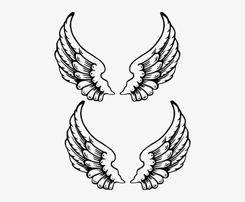 Free Vector Angel Wings 820x678 Free Vector Angel Wings