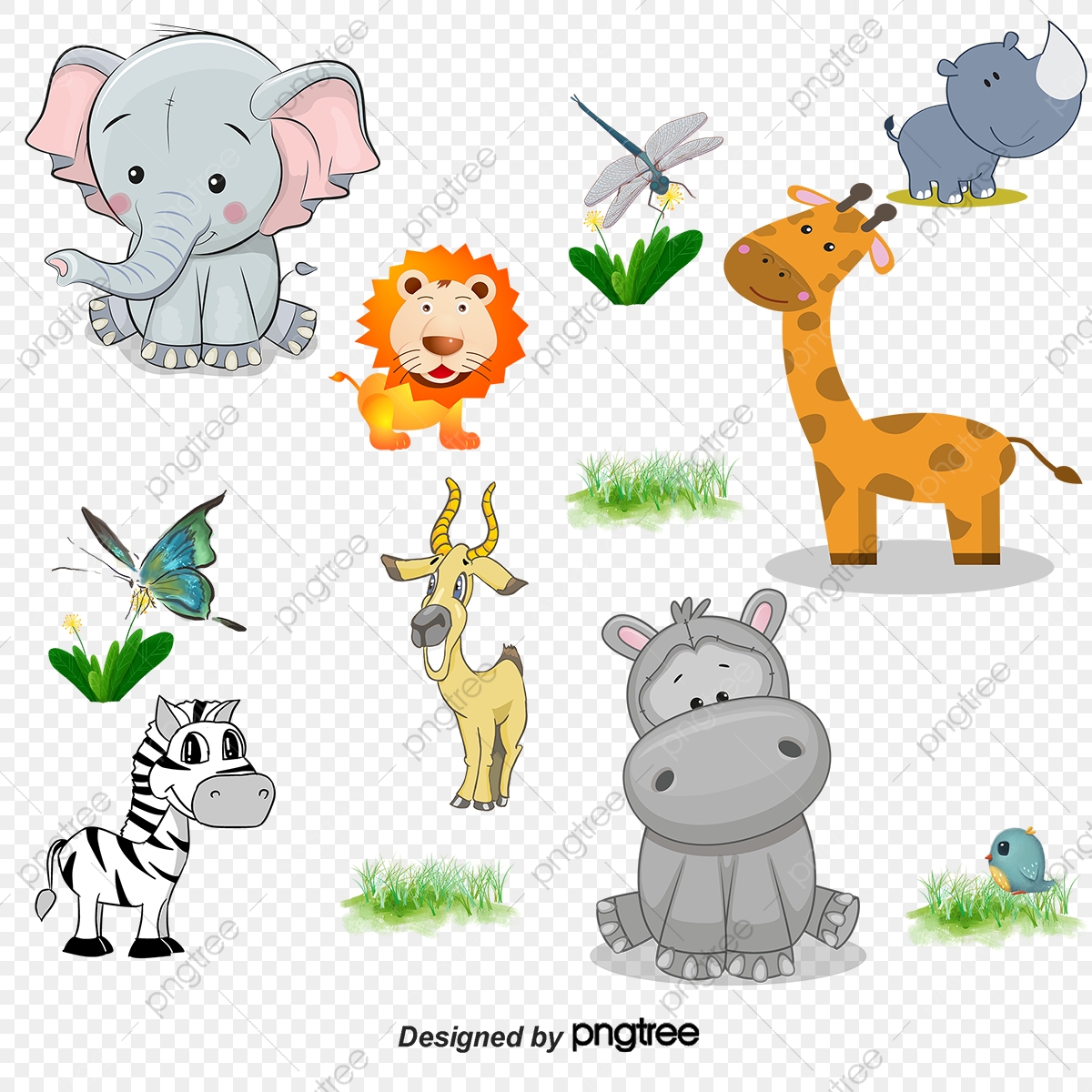 1200x1200 Cartoon Animals Big Eyes Vector, Eyes Clipart, Cartoon Vector