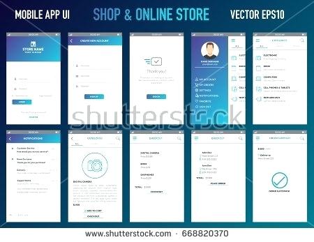 Mobile App Interface And G Download Free Vector Art Stock 450x347 Mobile App Interface And G Download Free Vector Art Stock
