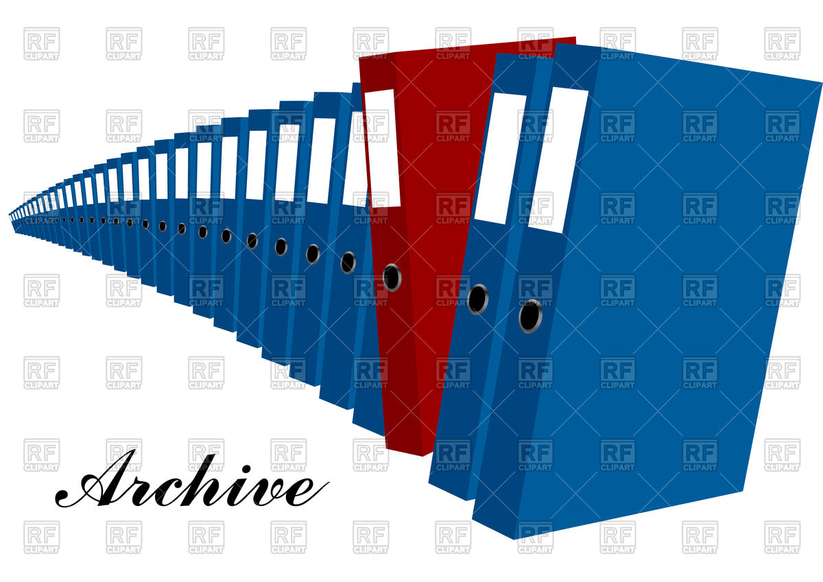 1200x849 Archive Folders Vector Image Of Objects Arkela