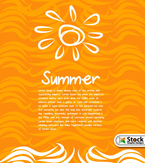 Free Summer Vector Background 600x675 Free Summer Vector Background