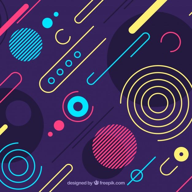 Abstract Background With Colorful Rounded Shapes Free Vector 626x626 Abstract Background With Colorful Rounded Shapes Free Vector