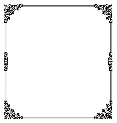 380x400 Vector Corner Borders Free Graphics Images