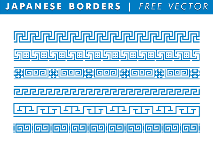 700x490 Japanese Borders Free Vector